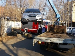 Эвакуация легкового авто инфинити